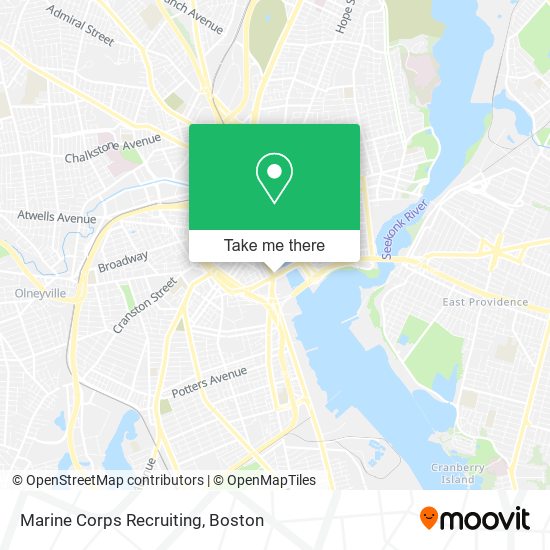 Marine Corps Recruiting map