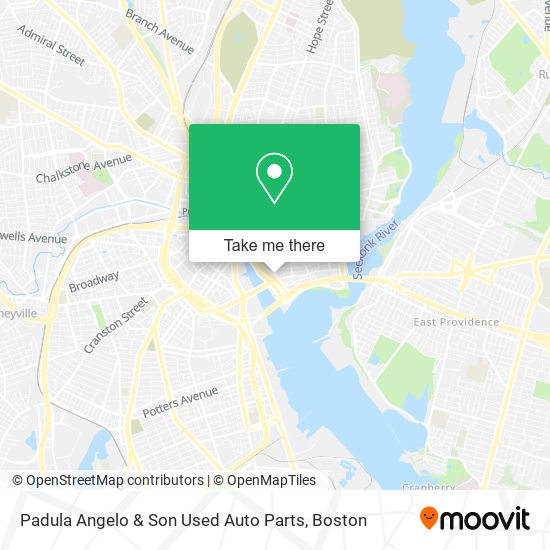 Mapa de Padula Angelo & Son Used Auto Parts