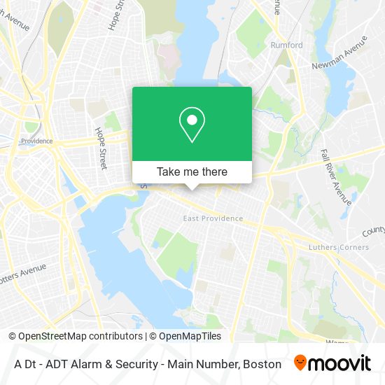 A Dt - ADT Alarm & Security - Main Number map