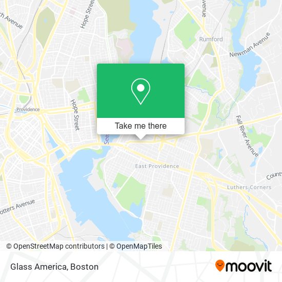 Mapa de Glass America