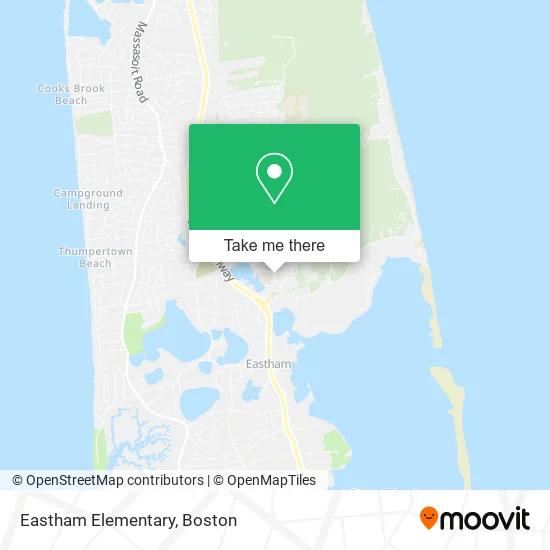 Eastham Elementary map