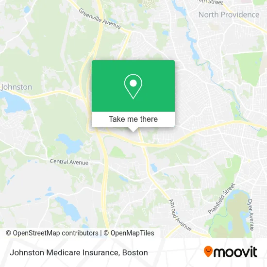 Johnston Medicare Insurance map