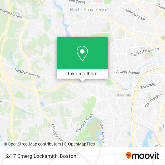 Mapa de 24 7 Emerg Locksmith