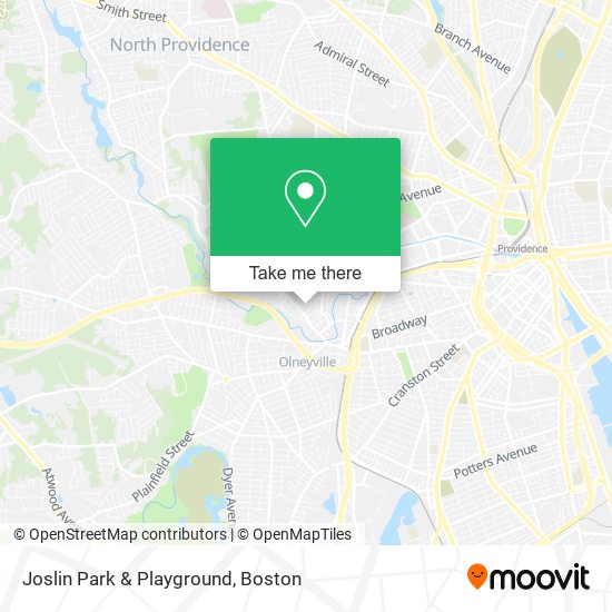 Joslin Park & Playground map