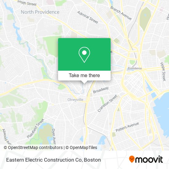 Eastern Electric Construction Co map