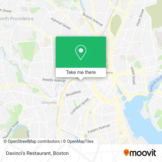 Davinci's Restaurant map