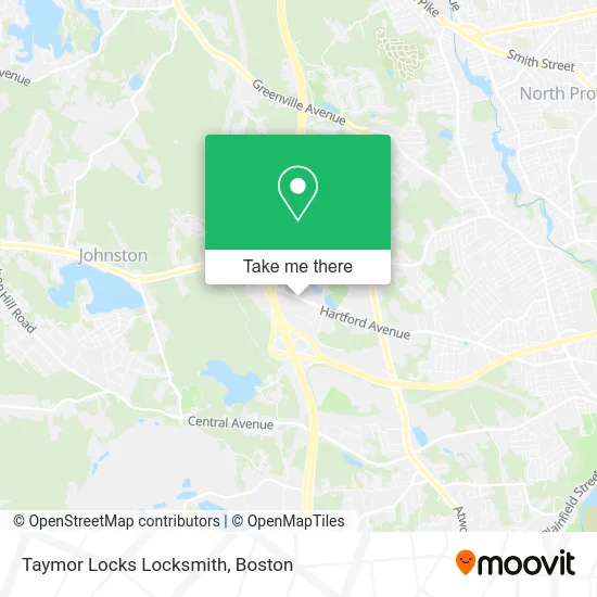 Taymor Locks Locksmith map