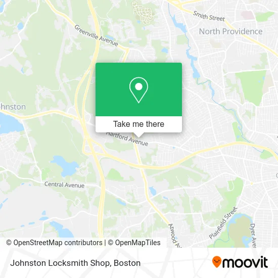 Johnston Locksmith Shop map