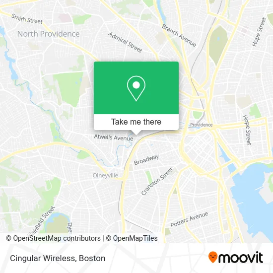 Cingular Wireless map