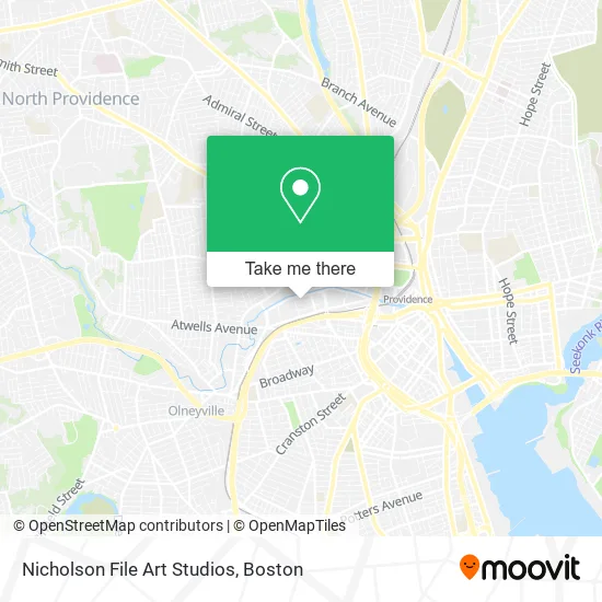 Nicholson File Art Studios map