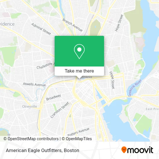 AMERICAN EAGLE OUTFITTERS map