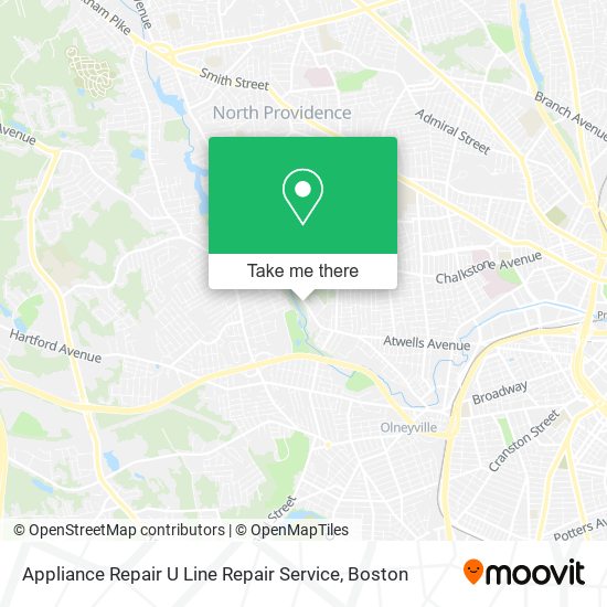 Mapa de Appliance Repair U Line Repair Service