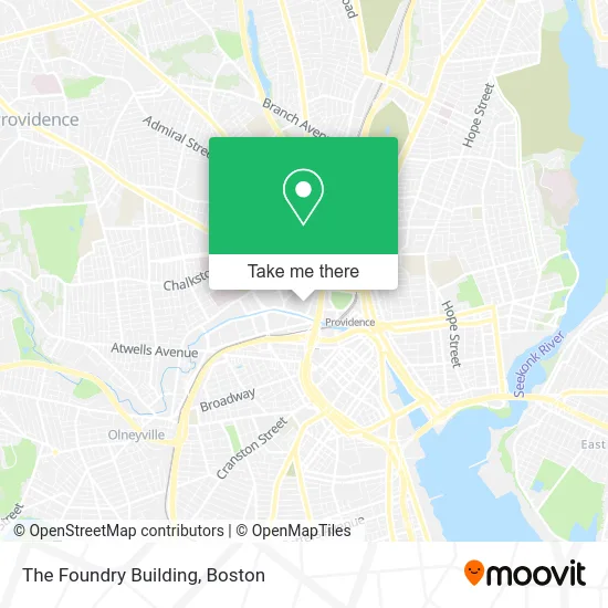 The Foundry Building map