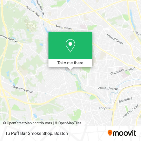 Tu Puff Bar Smoke Shop map