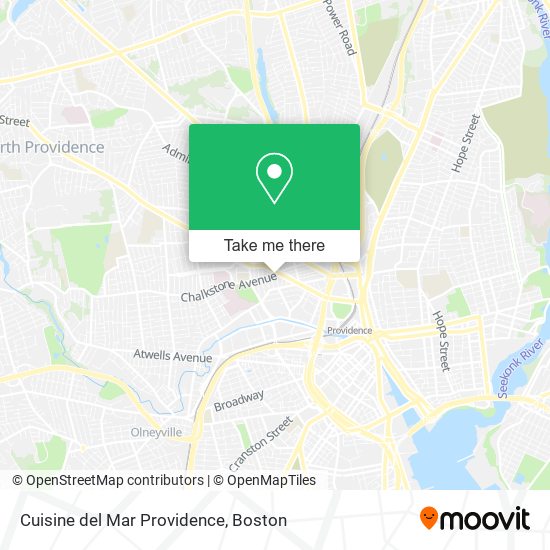Cuisine del Mar Providence map