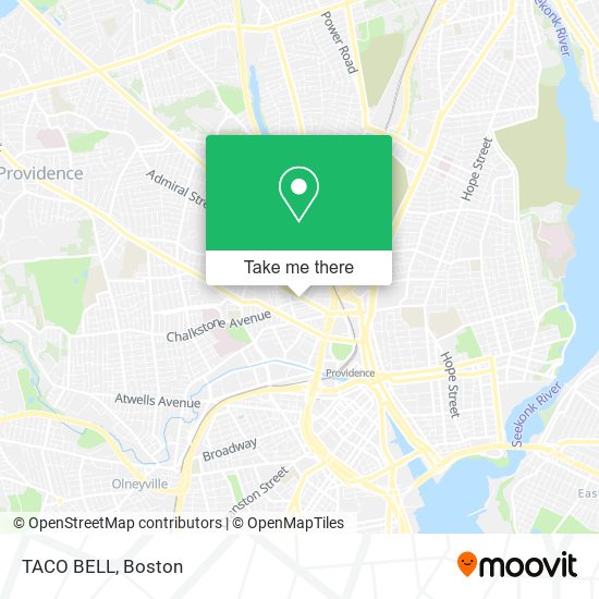 Mapa de TACO BELL