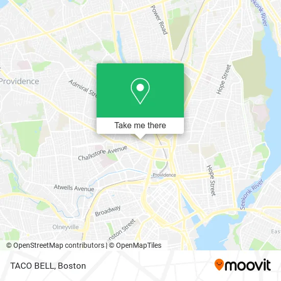 Mapa de TACO BELL