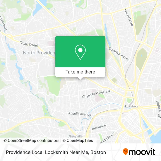 Providence Local Locksmith Near Me map