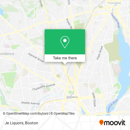 Mapa de Je Liquors