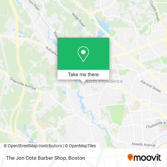 The Jon Cote Barber Shop map