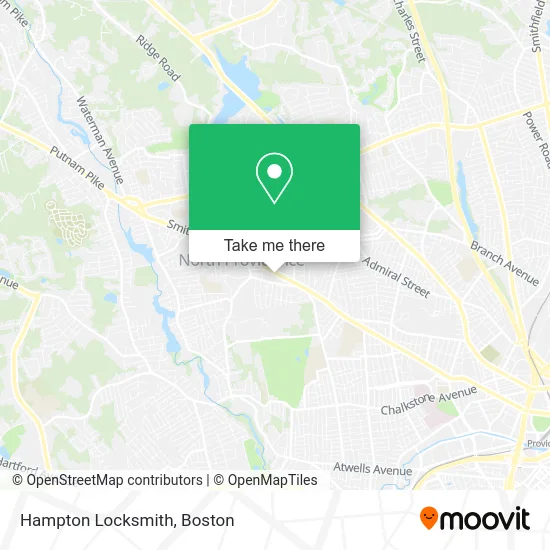 Hampton Locksmith map