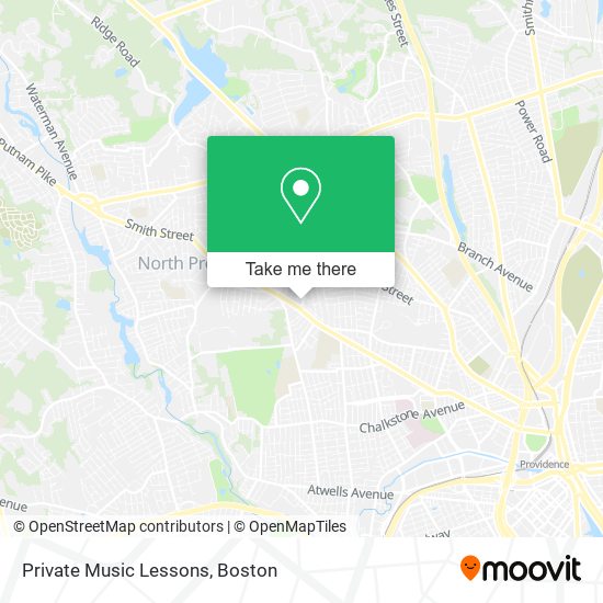 Private Music Lessons map