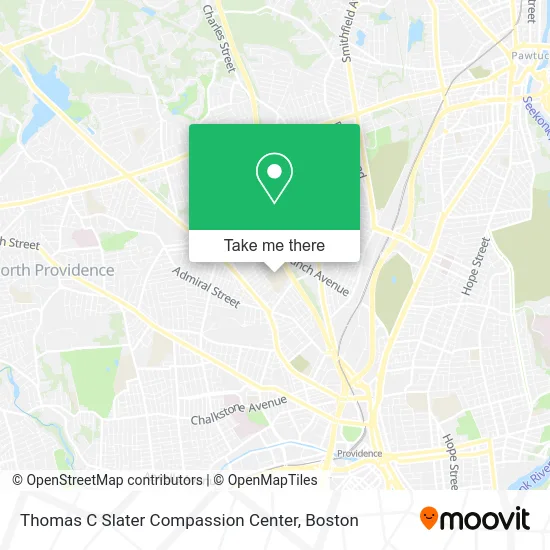 Thomas C Slater Compassion Center map