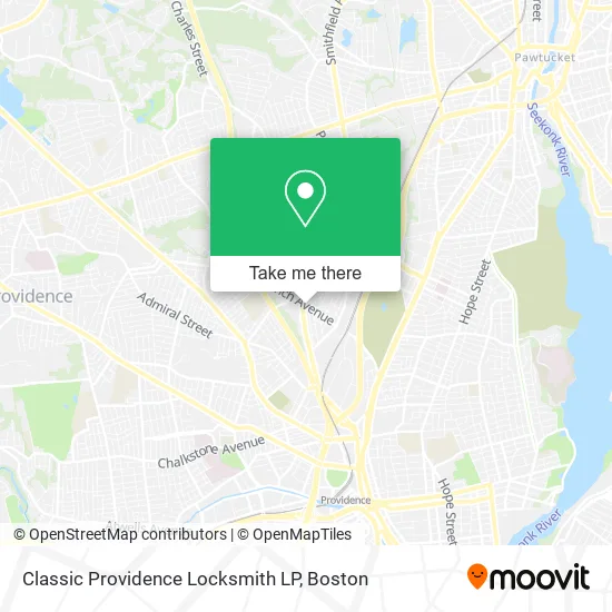 Mapa de Classic Providence Locksmith LP
