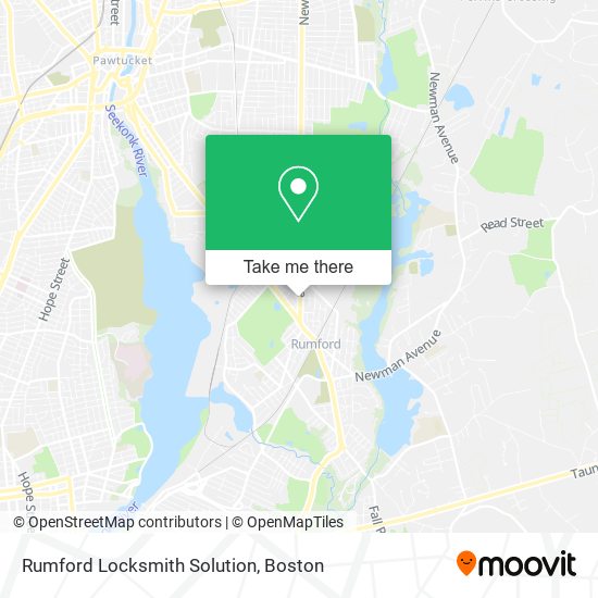 Mapa de Rumford Locksmith Solution