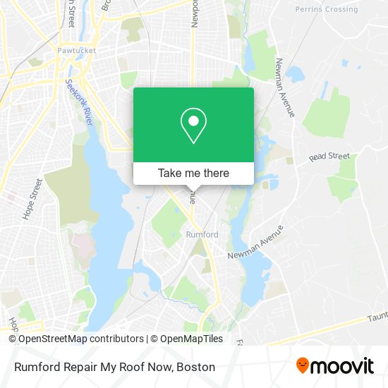 Mapa de Rumford Repair My Roof Now