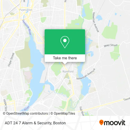 ADT 24 7 Alarm & Security map