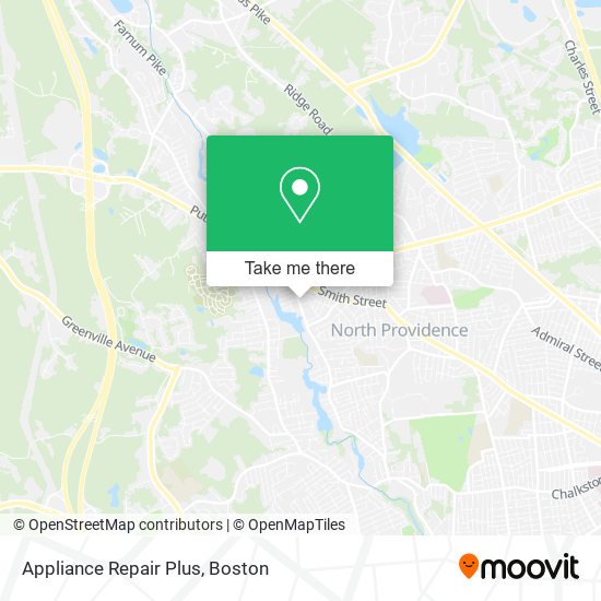 Appliance Repair Plus map