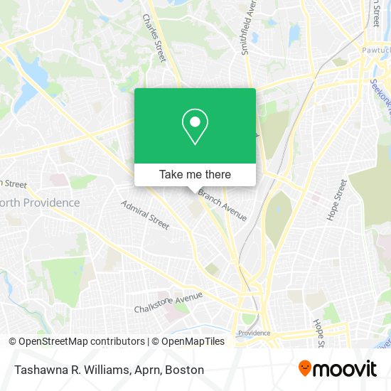 Mapa de Tashawna R. Williams, Aprn