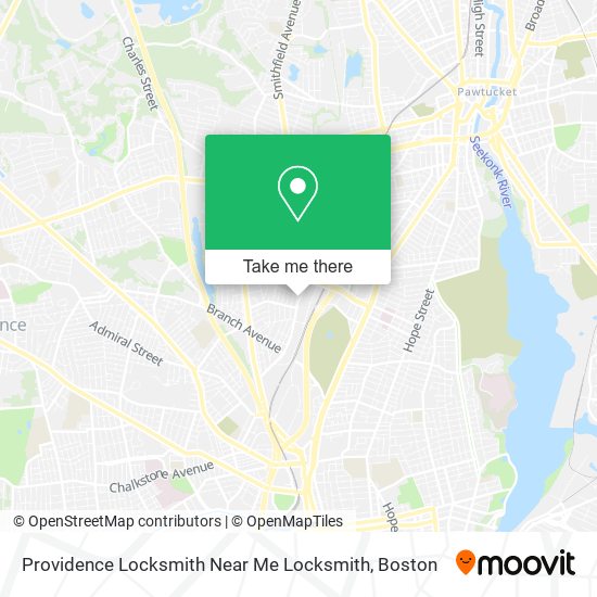 Mapa de Providence Locksmith Near Me Locksmith