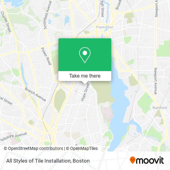 All Styles of Tile Installation map