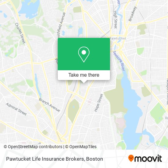 Mapa de Pawtucket Life Insurance Brokers