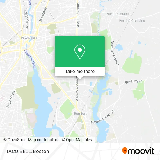 Mapa de TACO BELL