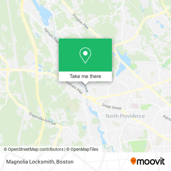 Mapa de Magnolia Locksmith