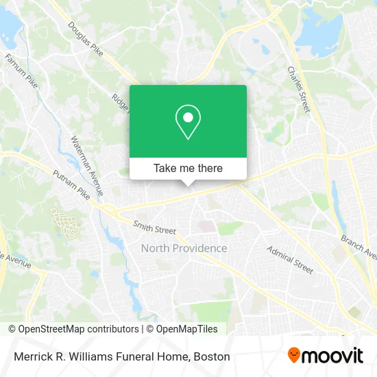 Merrick R. Williams Funeral Home map