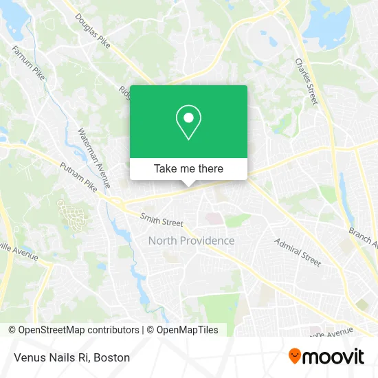 Venus Nails Ri map