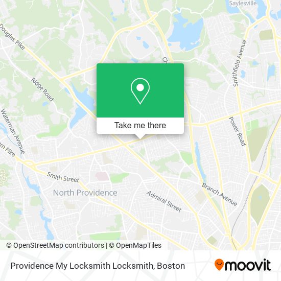 Providence My Locksmith Locksmith map