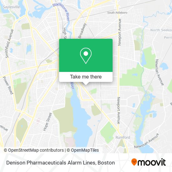Denison Pharmaceuticals Alarm Lines map