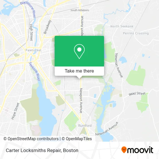 Carter Locksmiths Repair map