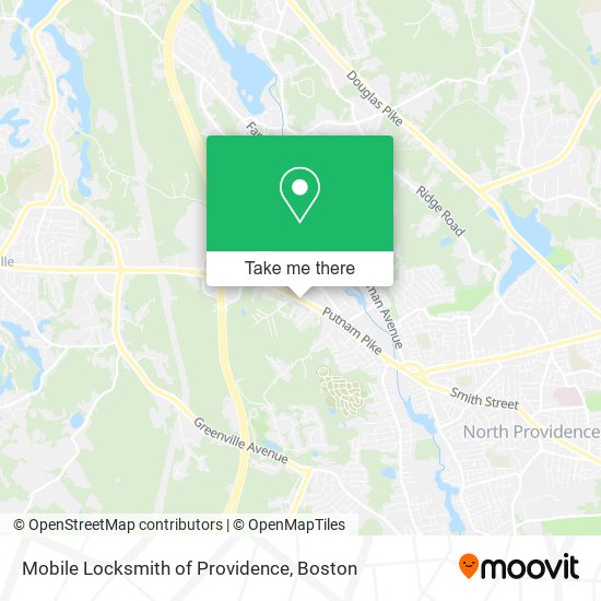 Mapa de Mobile Locksmith of Providence