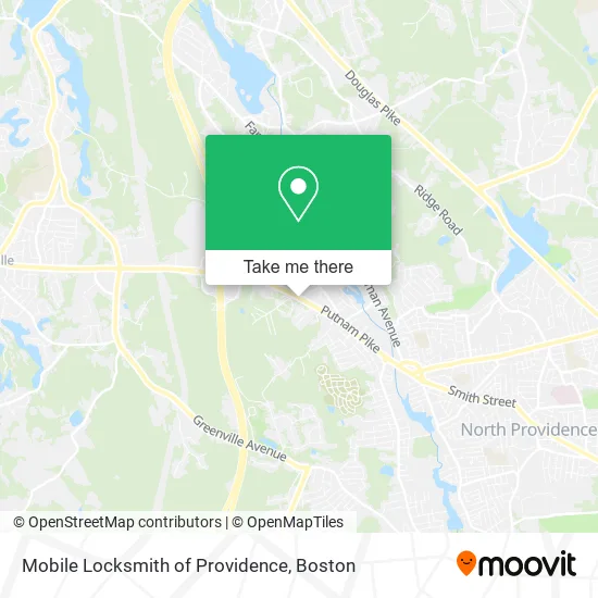Mapa de Mobile Locksmith of Providence