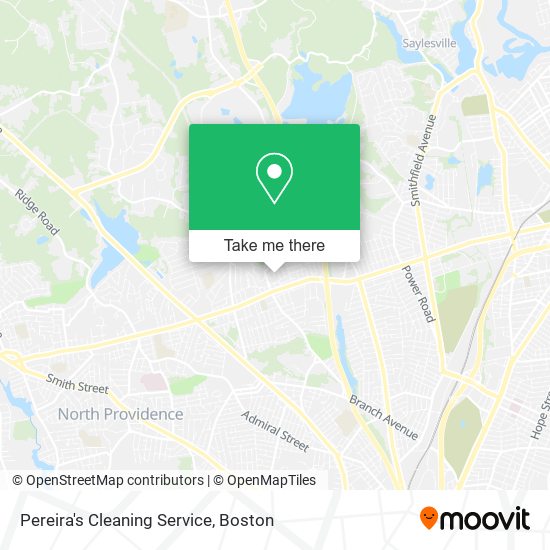Pereira's Cleaning Service map