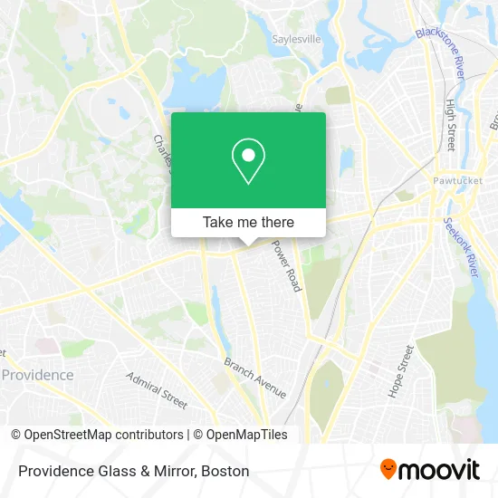 Providence Glass & Mirror map