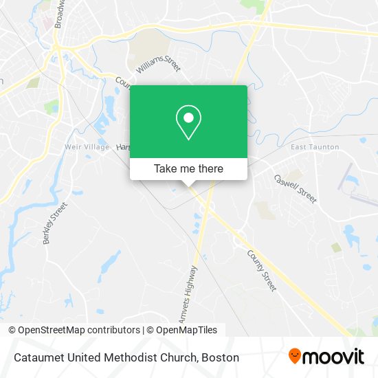 Cataumet United Methodist Church map