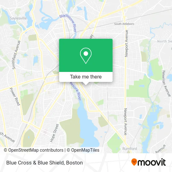 Blue Cross & Blue Shield map