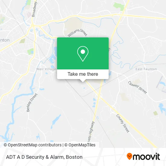 Mapa de ADT A D Security & Alarm